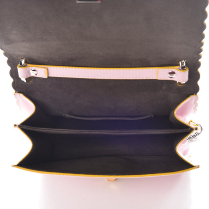 Fendi Vitello Liberty Scalloped Studded Small Kan I Shoulder Bag Peonia 7 of 9
