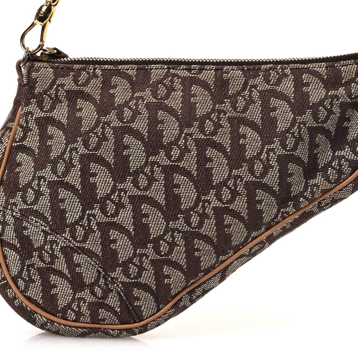Christian Dior Monogram Mini Saddle Pochette Brown 1904688