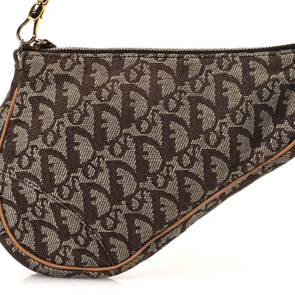 Christian Dior Monogram Mini Saddle Pochette Brown 8 of 12