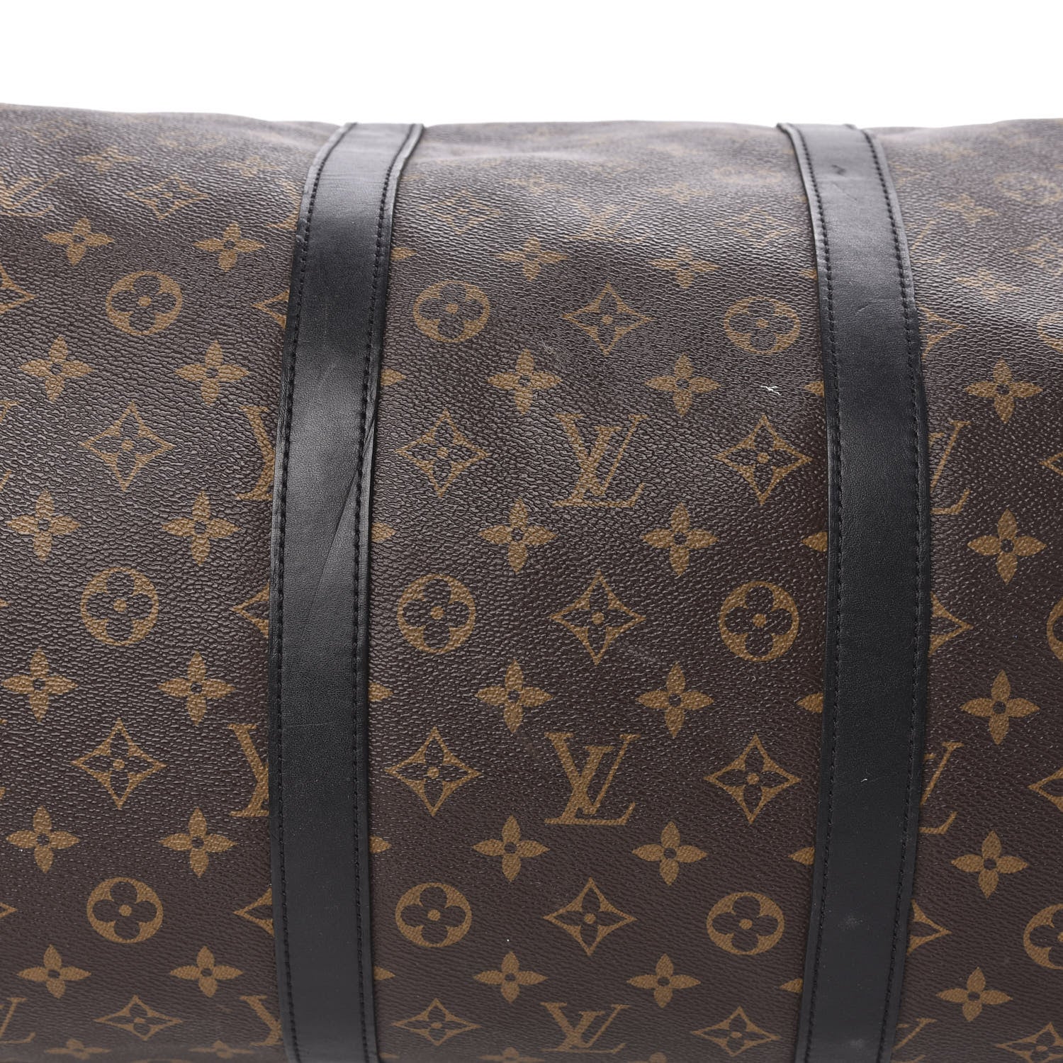 Louis Vuitton Monogram Macassar Keepall Bandouliere 55 9 of 12