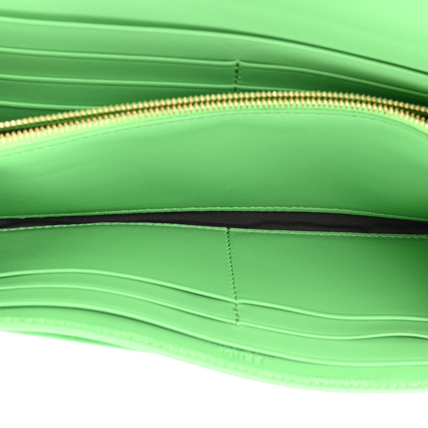 Nappa Matisse FF Embossed Continental Wallet Edamame