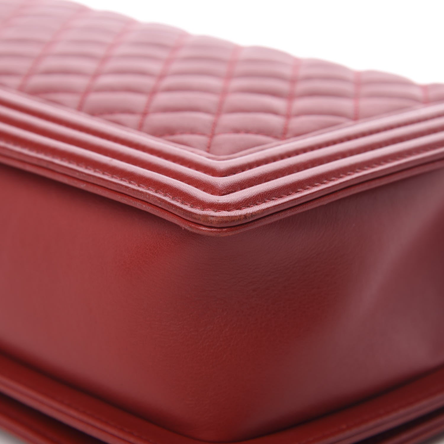 Chanel Calfskin Quilted New Medium Boy Flap Red 10 of 15