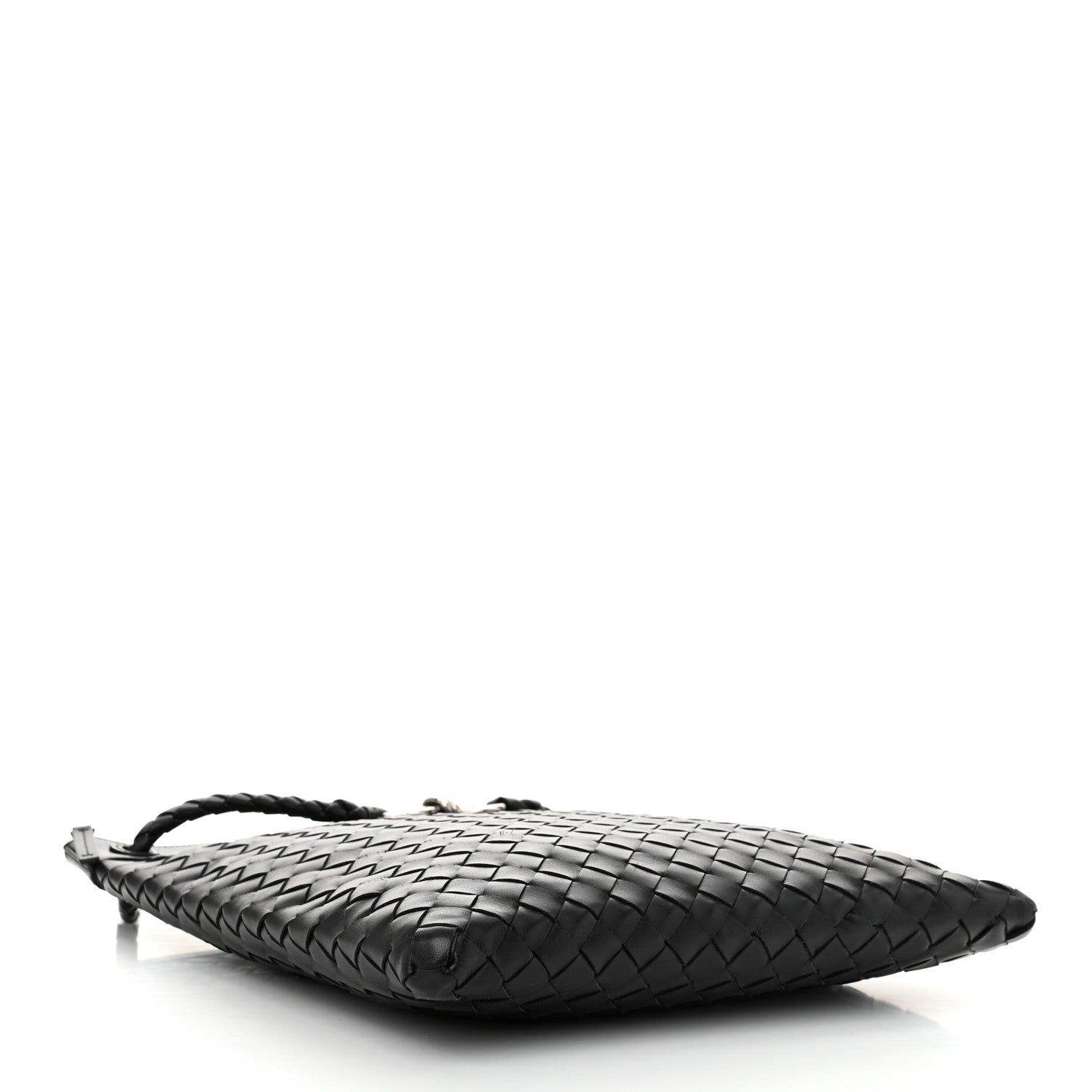 Bottega Veneta Nappa Intrecciato Andiamo Flat Messenger Black 4 of 10
