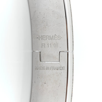 Hermes Brushed Paladium Jet Bracelet 4 of 5
