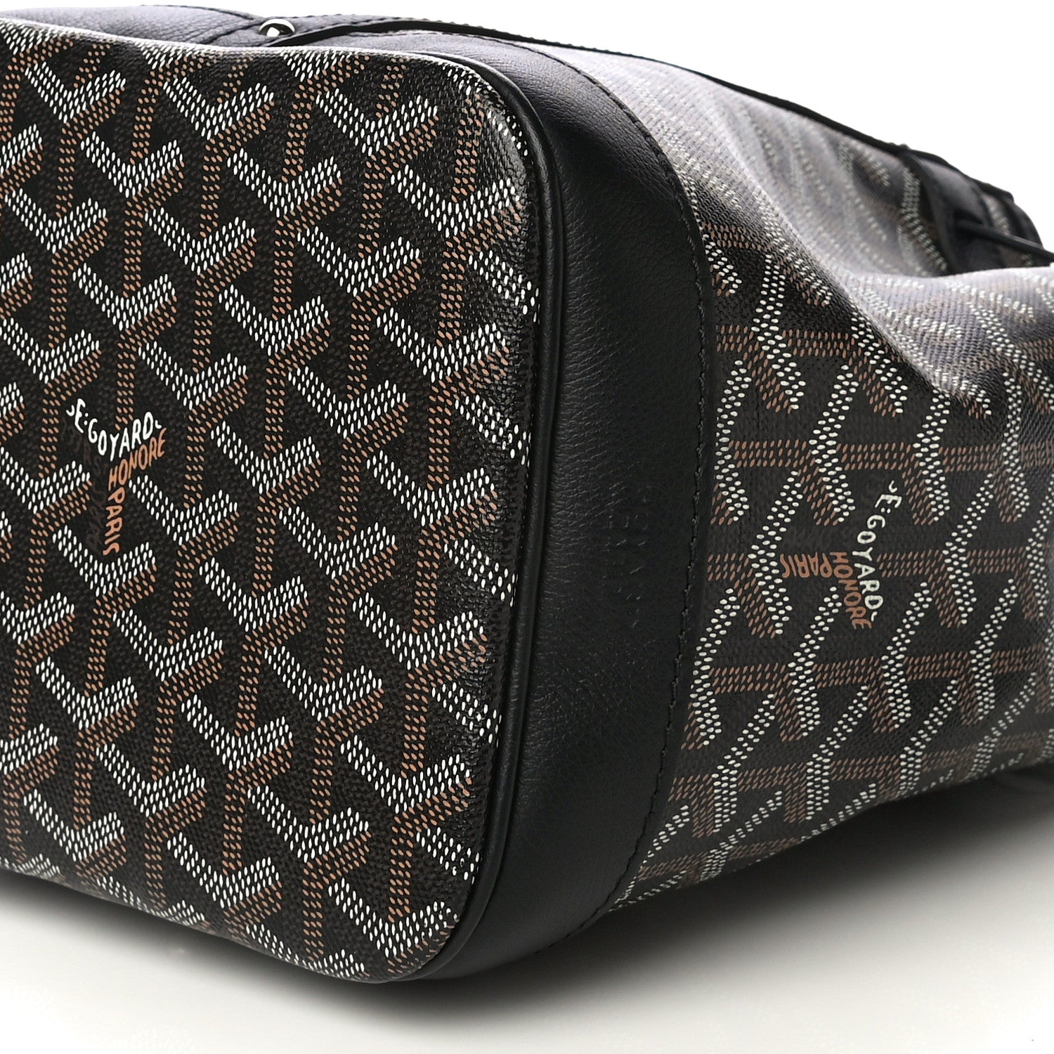 Goyard Goyardine Petit Flot Bucket Bag PM Black 8 of 11