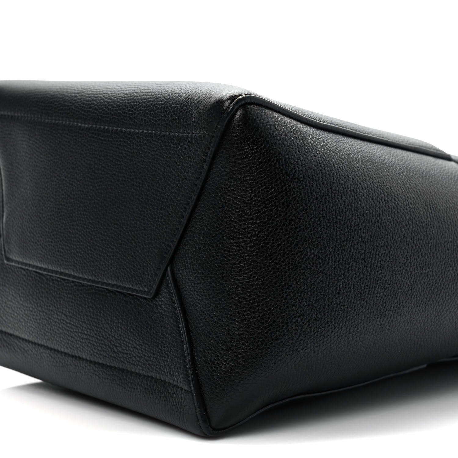 Celine Soft Grained Calfskin Sangle Bucket Bag Black 9 of 11