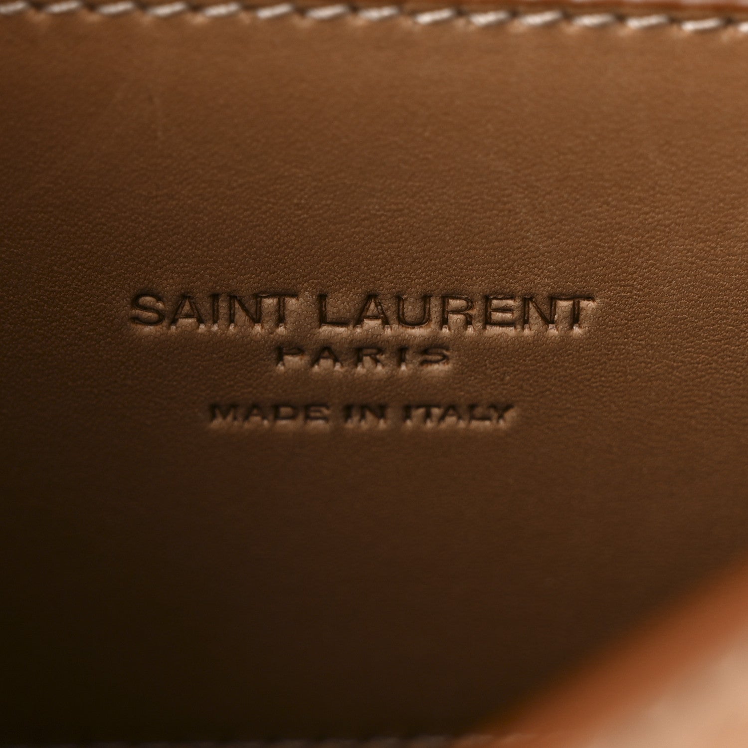 Saint Laurent Smooth Vintage Calfskin Small Kaia Satchel Brown Gold 6 of 10