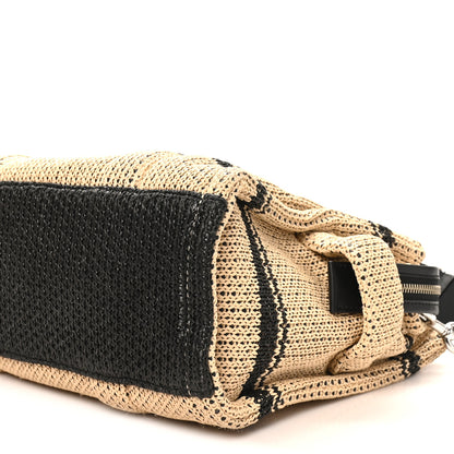 Marc Jacobs Straw Jacquard Medium The Traveler Tote Bag Natural 9 of 9