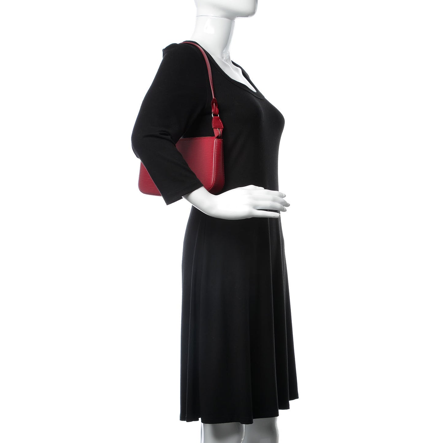 Epi Pochette Accessories NM Fuchsia