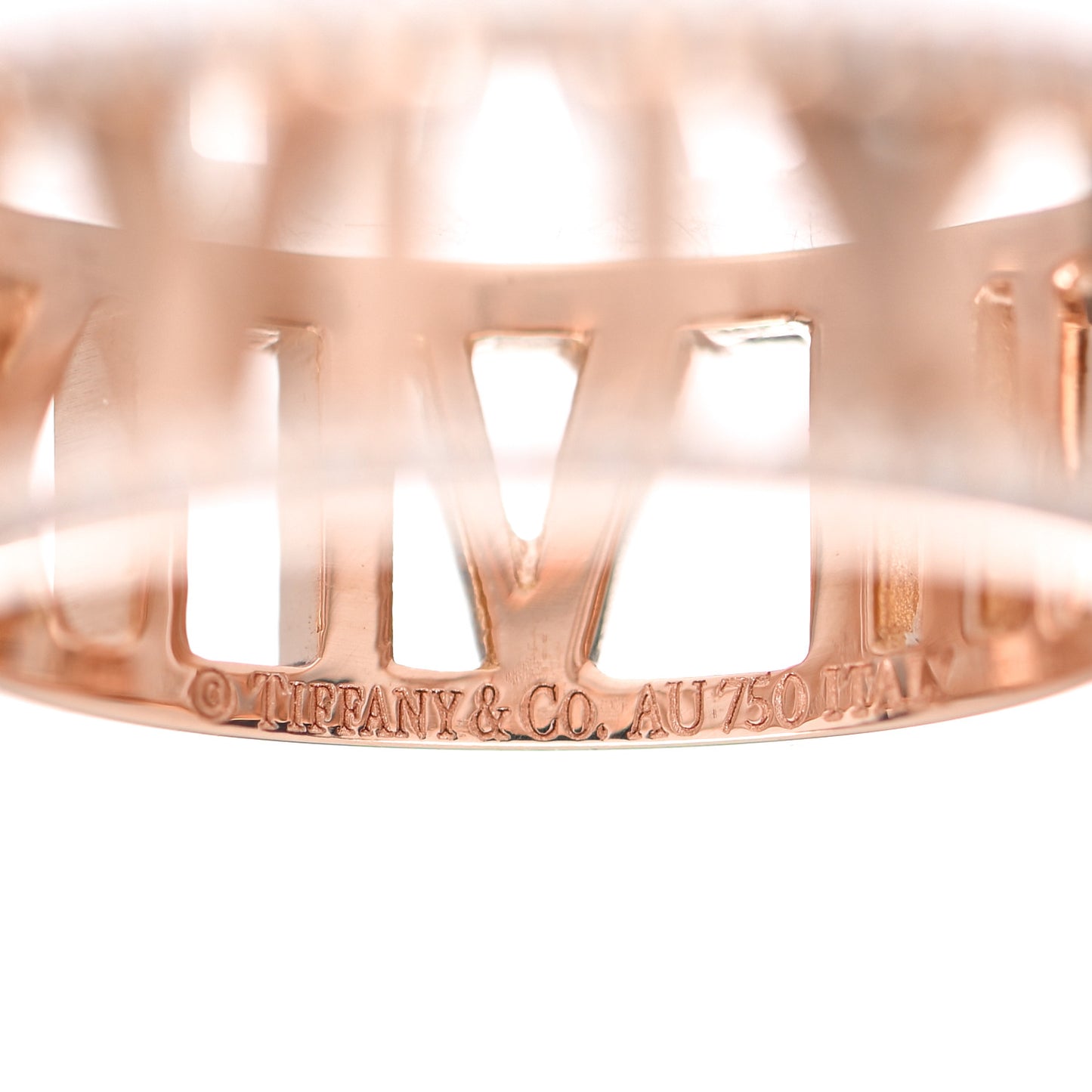18K Rose Gold Diamond Atlas Open Pave Ring 49 4.75