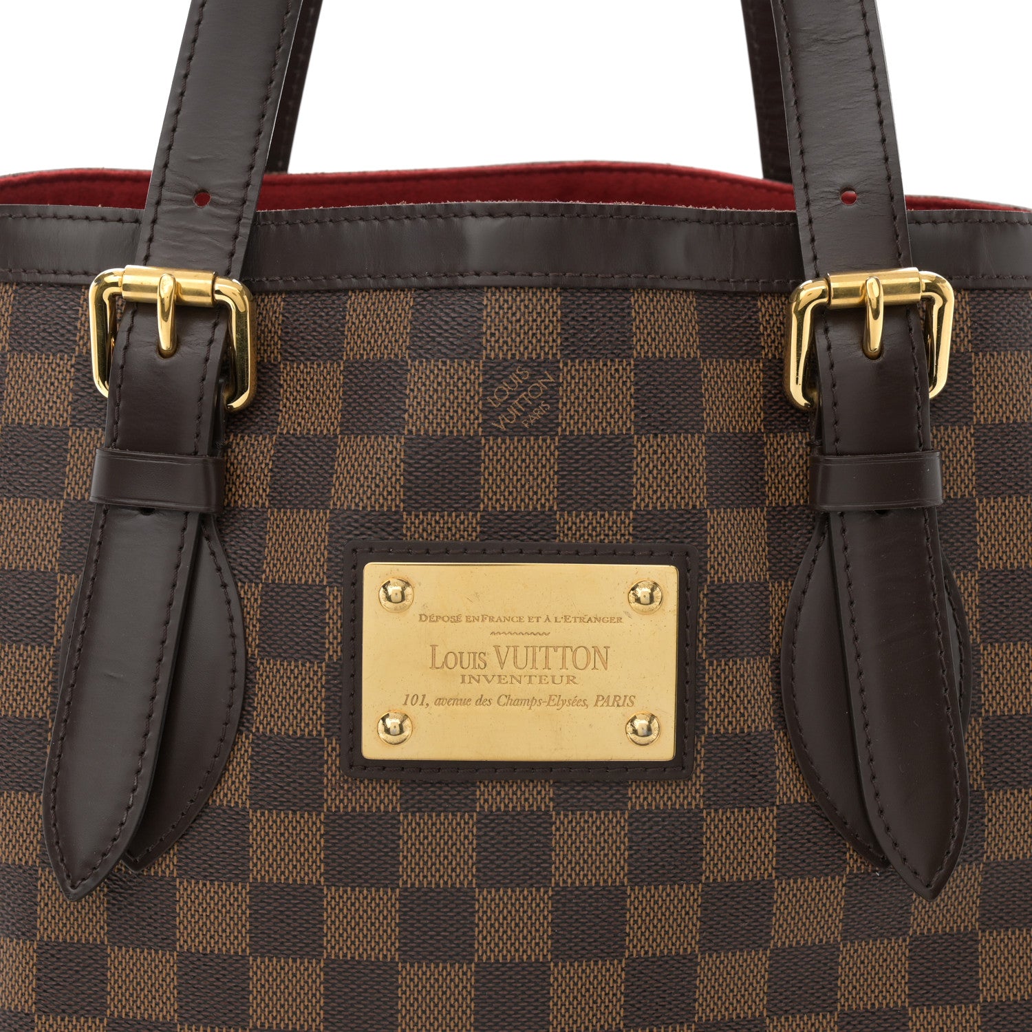 Louis Vuitton Damier Ebene Hampstead MM 7 of 10