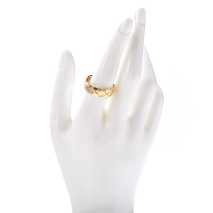 Chanel 18K Yellow Gold Small Coco Crush Ring 58 8.25 2 of 4