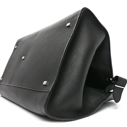 The Row Grained Calfskin Soft Margaux 17 Black 9 of 9