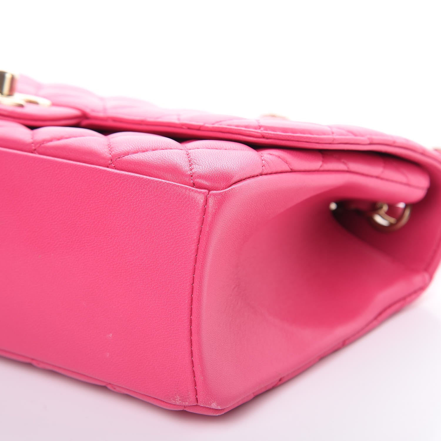 Chanel Lambskin Quilted Medium Mademoiselle Chic Flap Pink 9 of 11