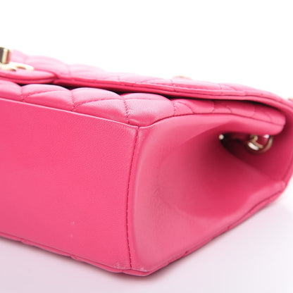 Chanel Lambskin Quilted Medium Mademoiselle Chic Flap Pink 9 of 11