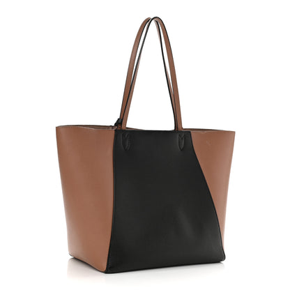 Louis Vuitton Calfskin Lockme Cabas Bois de Rose Black 3 of 12