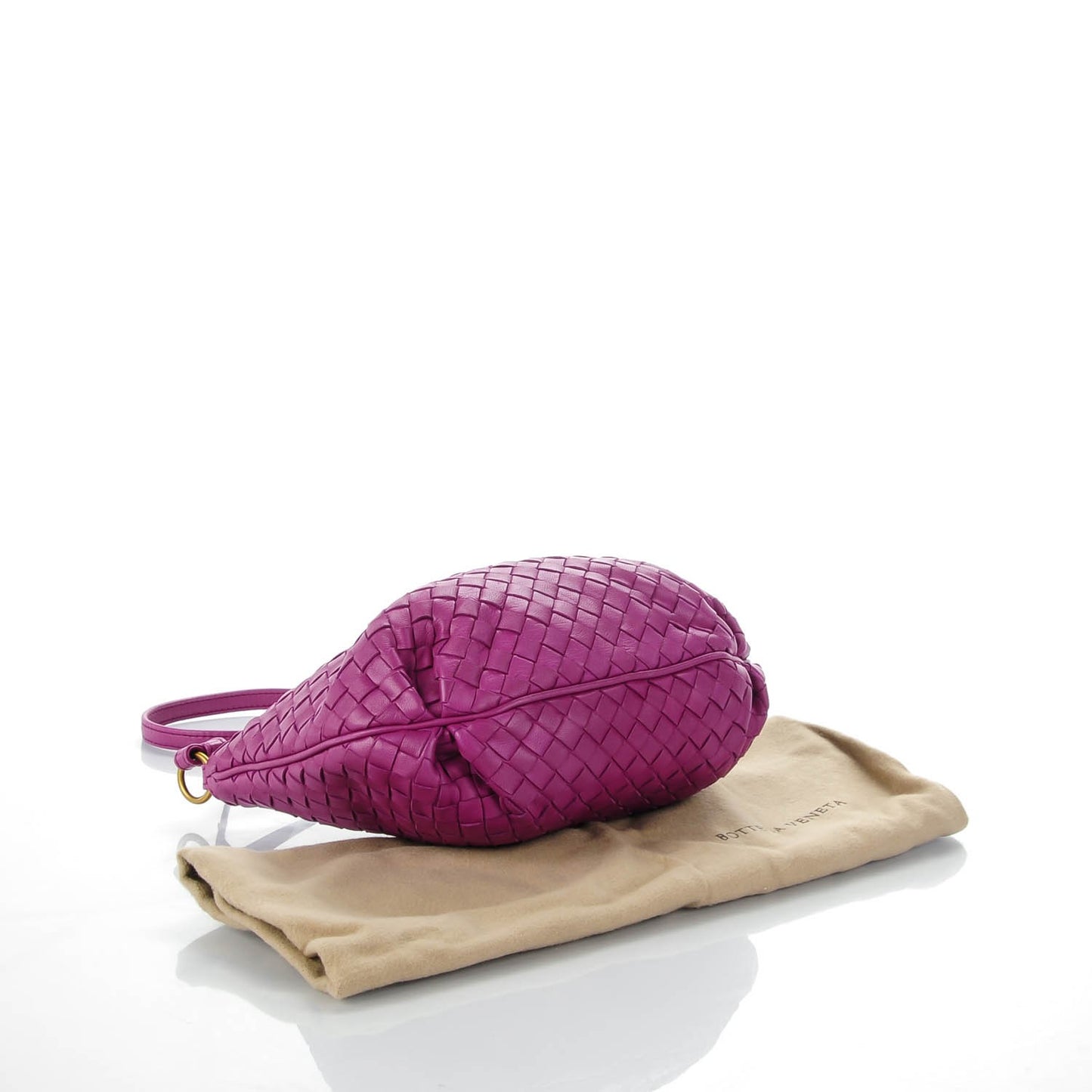 Nappa Intrecciato Mini Shoulder Bag Orchid