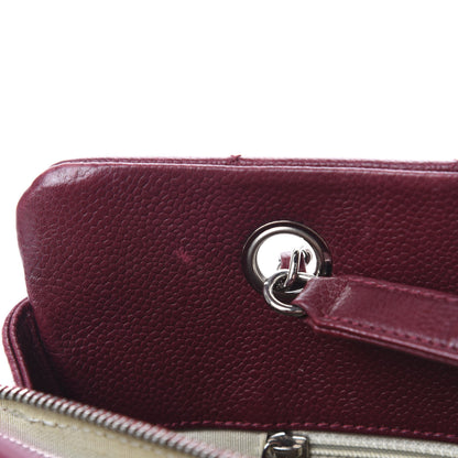 Chanel Caviar Quilted Timeless CC Tote Dark Red 12 of 17