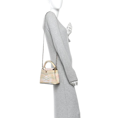 Louis Vuitton Alligator Mini Capucines Royal Garden 2 of 10