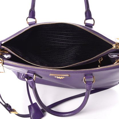 Prada Saffiano Medium Galleria Double Zip Tote Viola 9 of 18