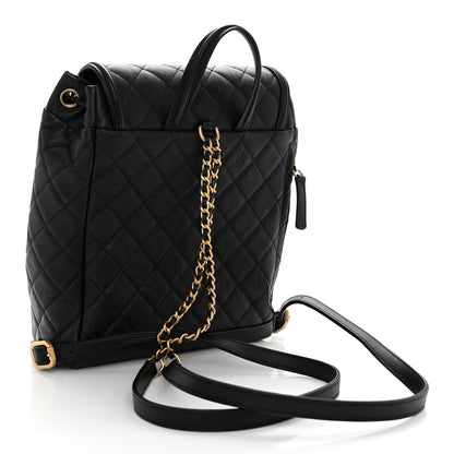 Chanel Caviar Quilted Filigree Backpack Black 3 of 10