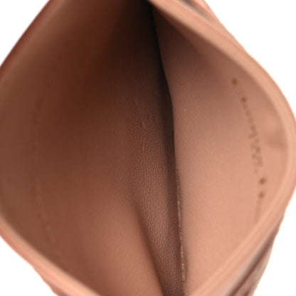 Christian Dior Supple Calfskin Cannage Caro Five-Slot Card Holder Rose Des Vents 5 of 9