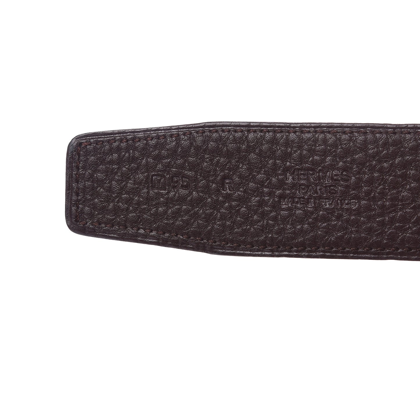 Box Togo 32mm Martelee H Belt 95 Black Chocolate