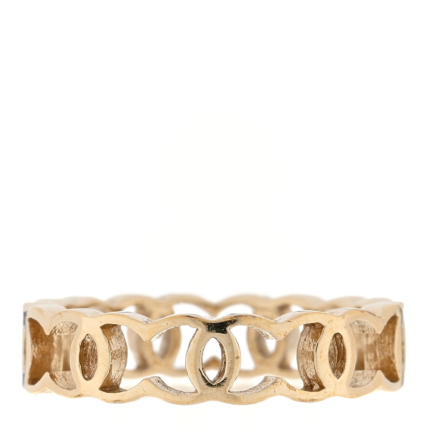 Chanel Metal CC Ring 50/5.25 Gold 3 of 4