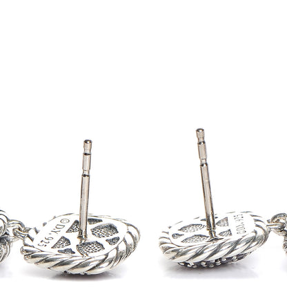 David Yurman Sterling Silver Lavender Amethyst 36mm Chatelaine Drop Earrings 3 of 8