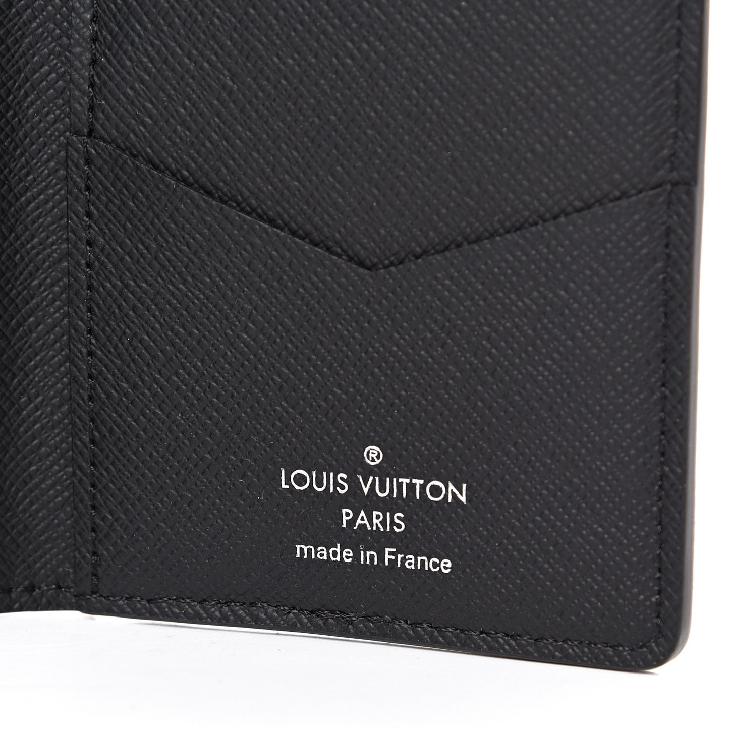 Epi Initials Pocket Organizer Black