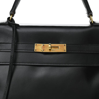 Hermes Box Kelly Retourne 32 Black 3 of 22