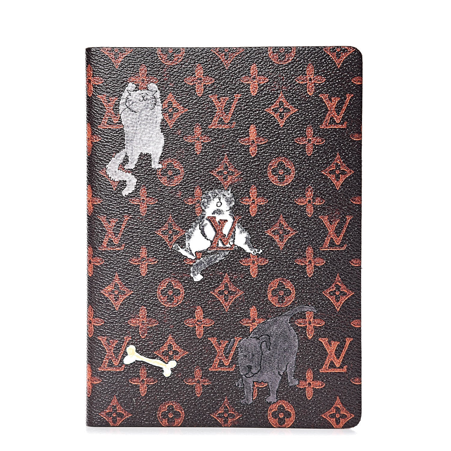 Louis Vuitton Catogram Clemence Notebook MM Marron 1 of 8