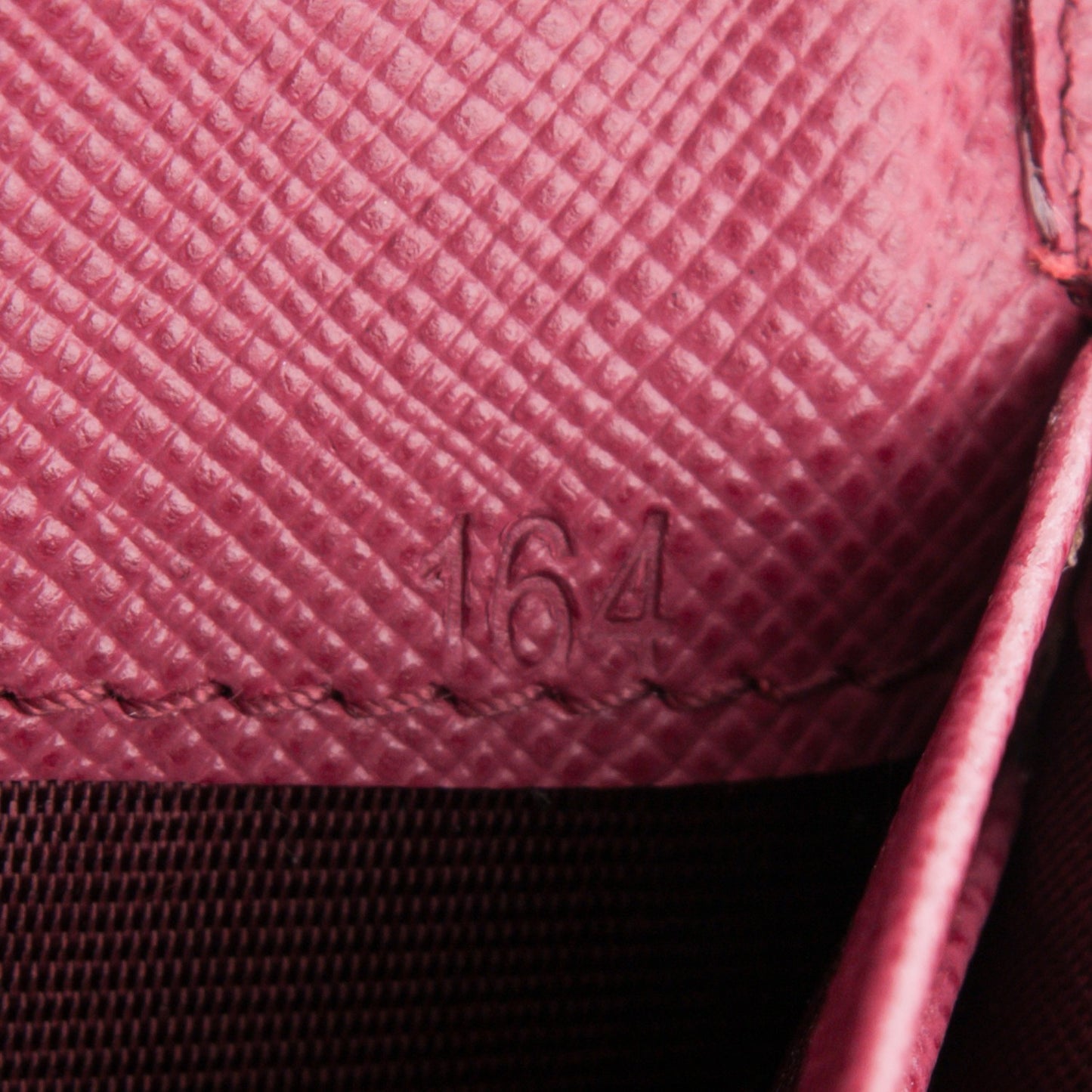Saffiano Metal Continental Flap Wallet Peonia