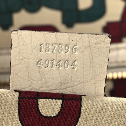 Gucci Monogram Medium Jolicoeur Tote White 6 of 9