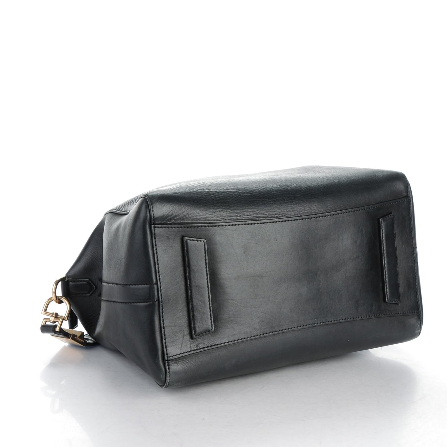 Smooth Calfskin Woven Medium Antigona Black