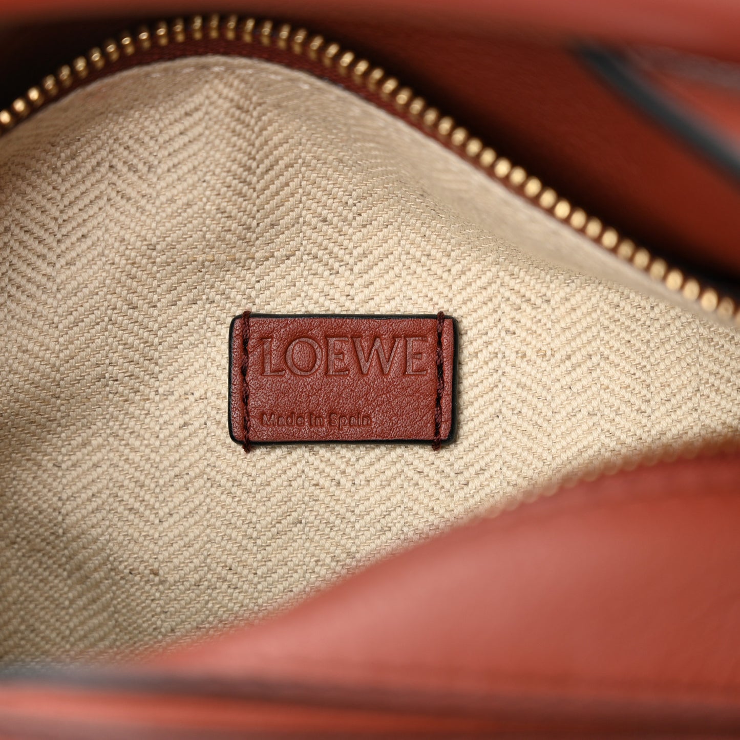Calfskin Mini Puzzle Bag Spice Pumpkin