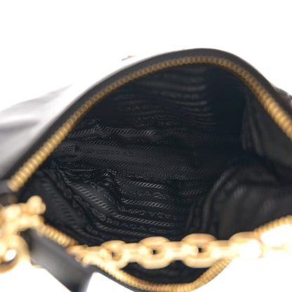 Prada Patent Naplak Re-Edition 2005 Shoulder Bag Black 5 of 11