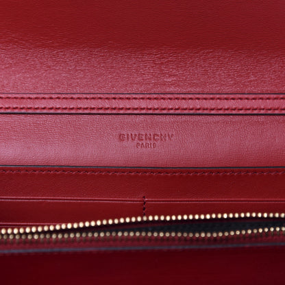 Givenchy Goatskin Quilted GV3 Chain Wallet Vermillon 8 of 12