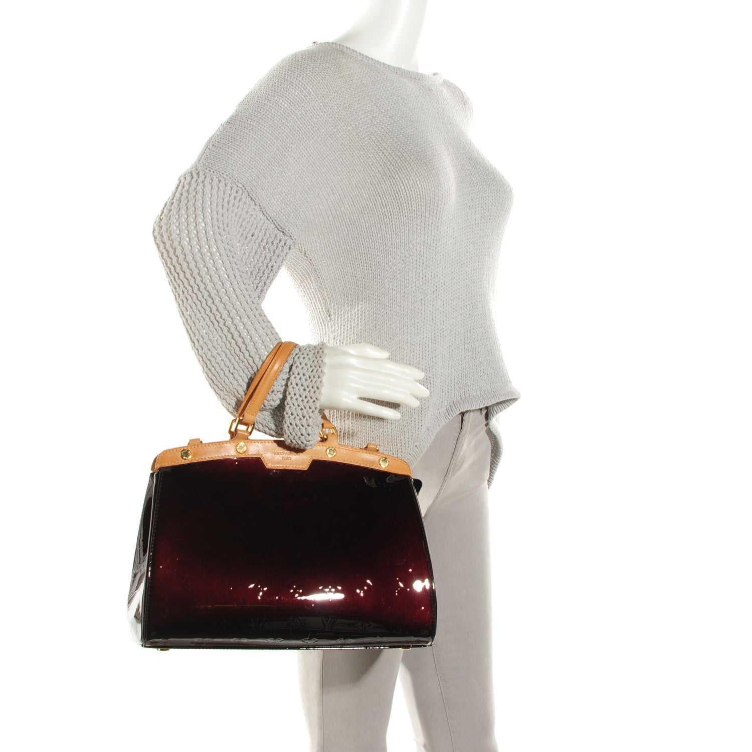 Louis Vuitton Vernis Brea MM Amarante 2 of 8