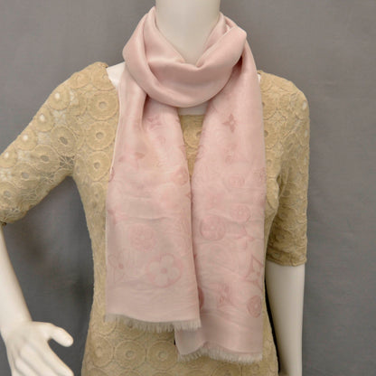 Louis Vuitton Monogram Scarf Pink 2 of 6