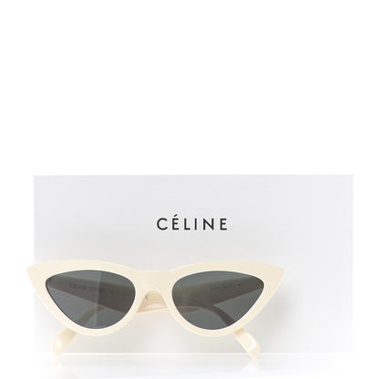Celine Acetate Cat Eye Sunglasses CL40019I Ivory 7 of 7