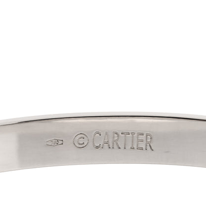 Cartier 18K White Gold LOVE Bracelet 16 3 of 4
