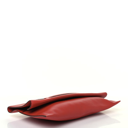 Hermes Swift Pliplat Clutch Rouge Casaque 3 of 4