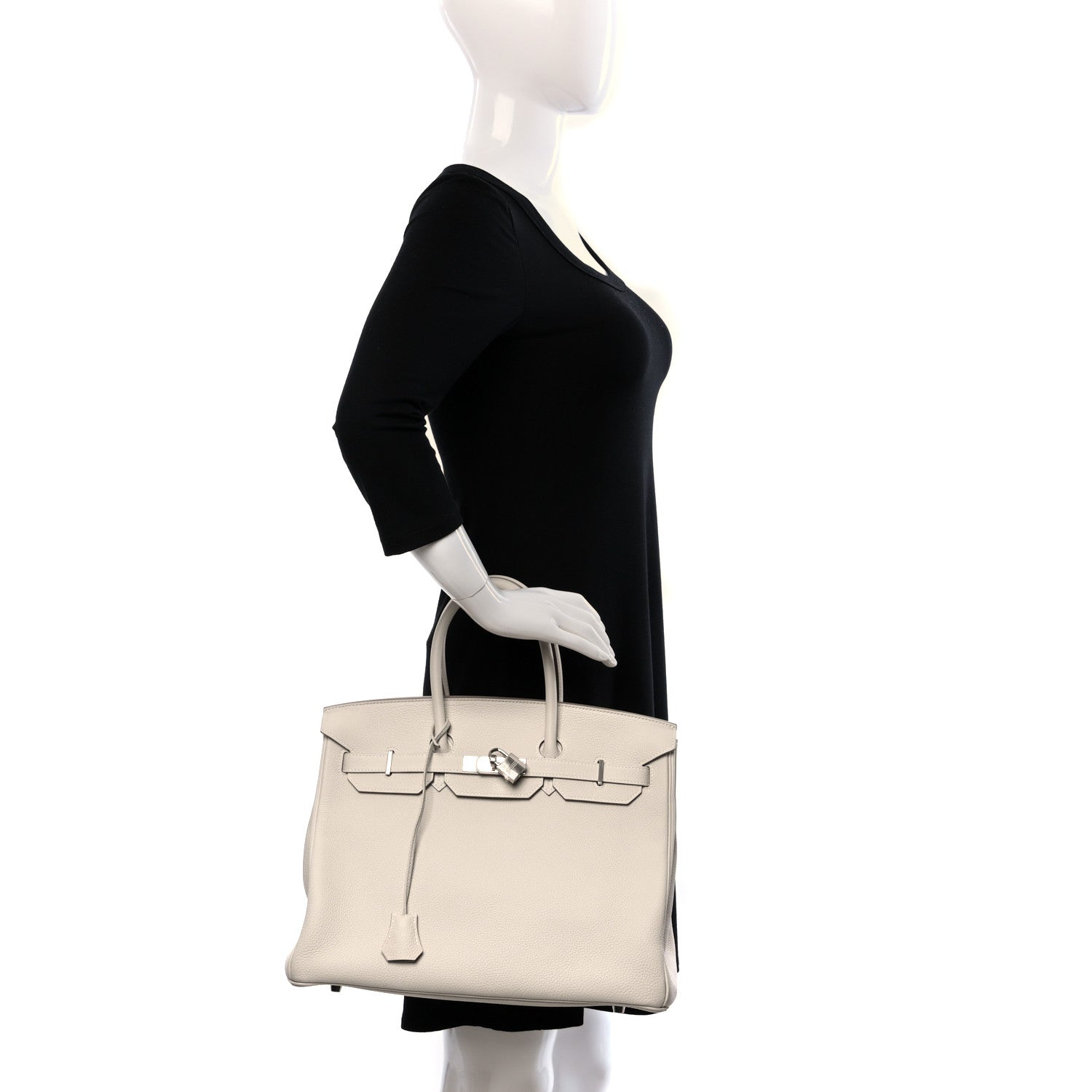 Hermes Togo BIRKIN 35 Craie 3 of 11