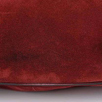 Chloe Suede Small Lexa Shoulder Bag Sienna Red 17 of 17