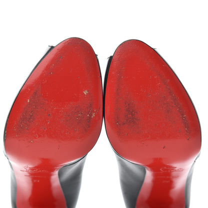 Christian Louboutin Calfskin Pique Prive Cerato 120 Pumps 39 Black 7 of 13