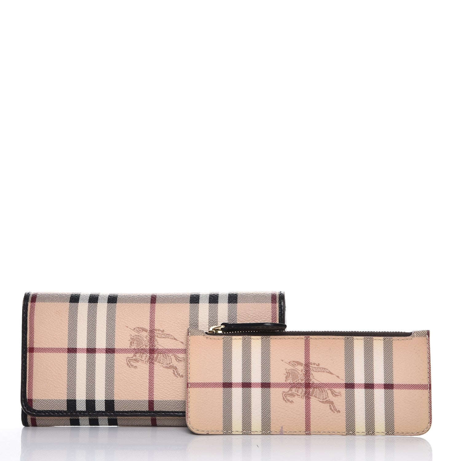 Burberry Haymarket Check Continental Flap Wallet Chocolate 12 of 14