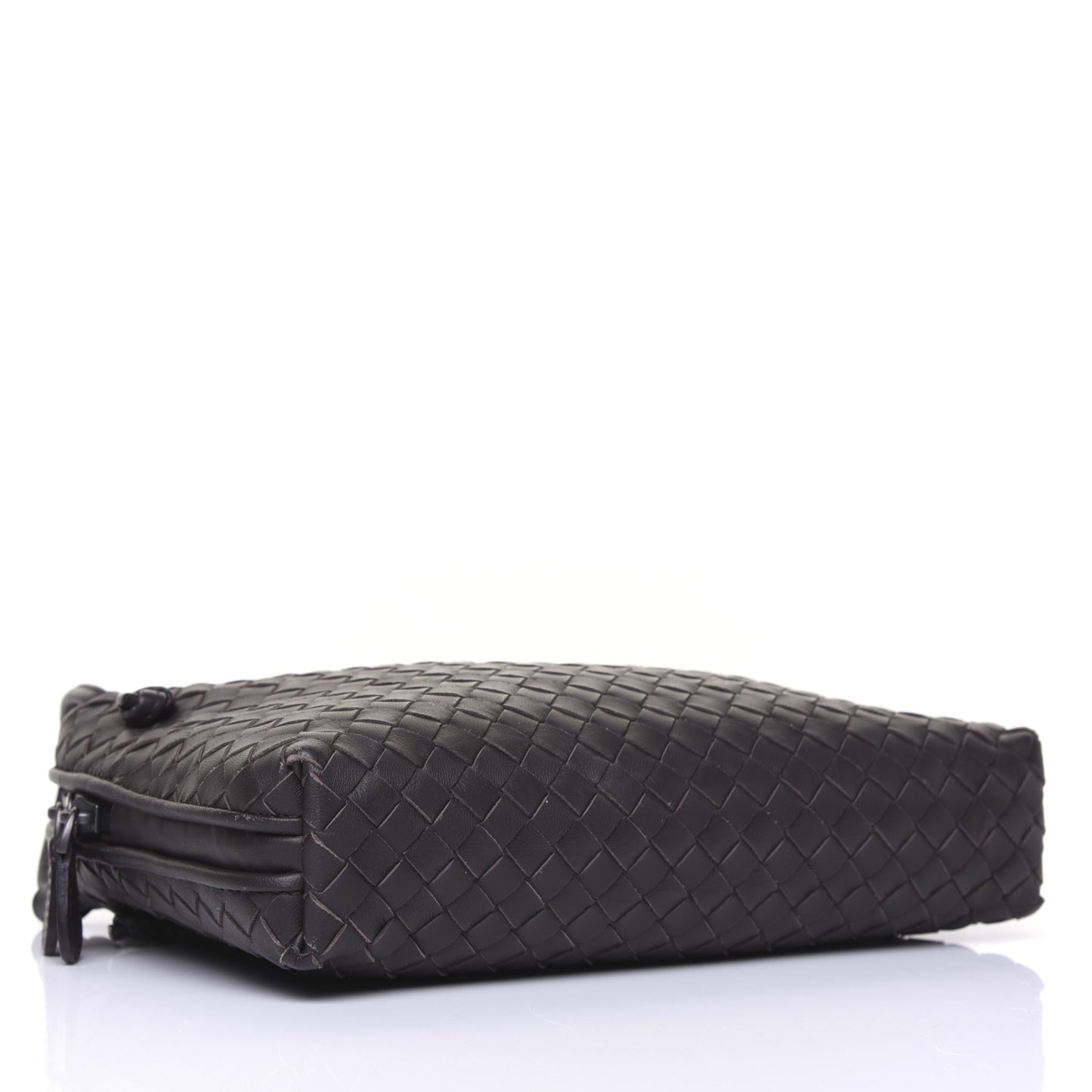 Nappa Intrecciato Nodini Bag Ebano