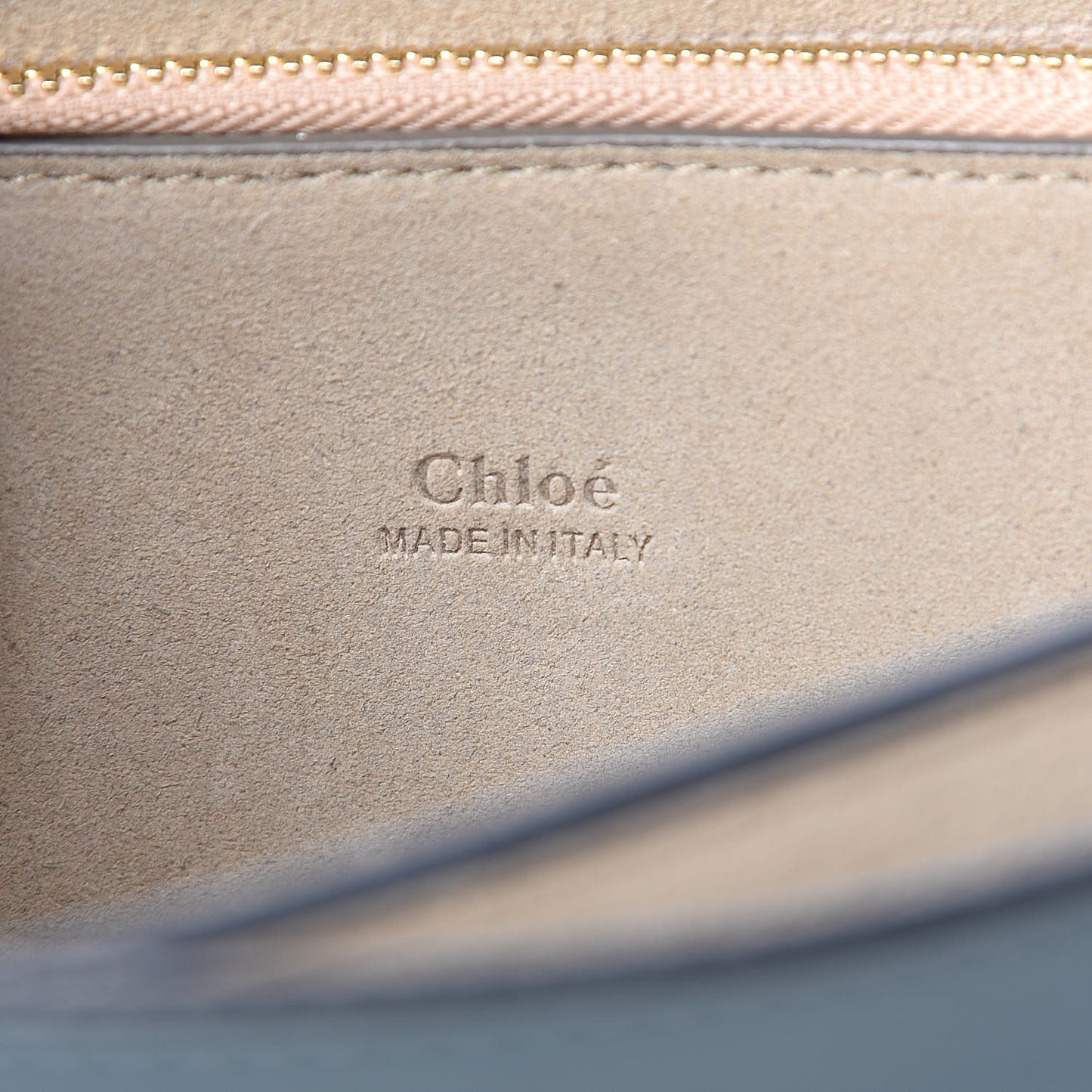 Suede Calfskin Medium Faye Shoulder Bag Cloudy Blue