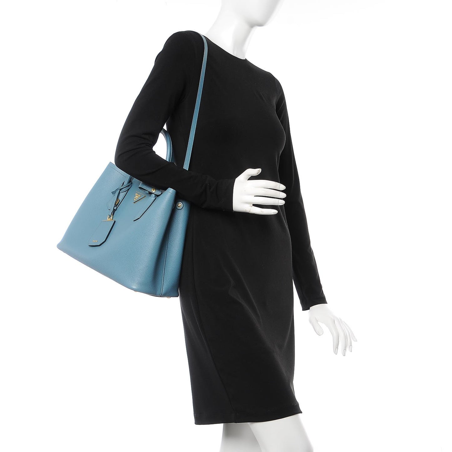 Saffiano Cuir Small Double Bag Aviazione